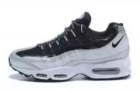 basket nike air max 95 femme homme blanc noir tt